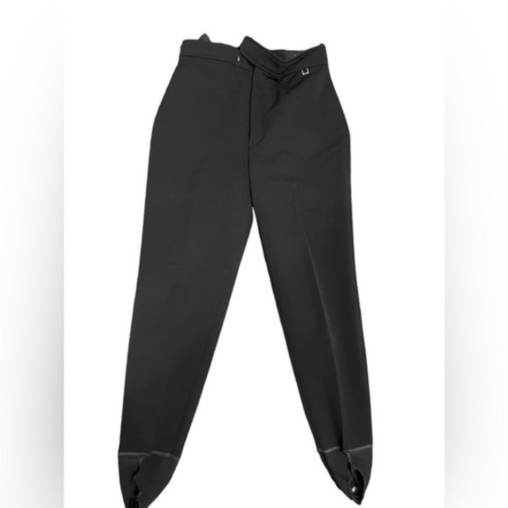 Robbe Vintage Black High Waisted‎ Ski Pants Size 27